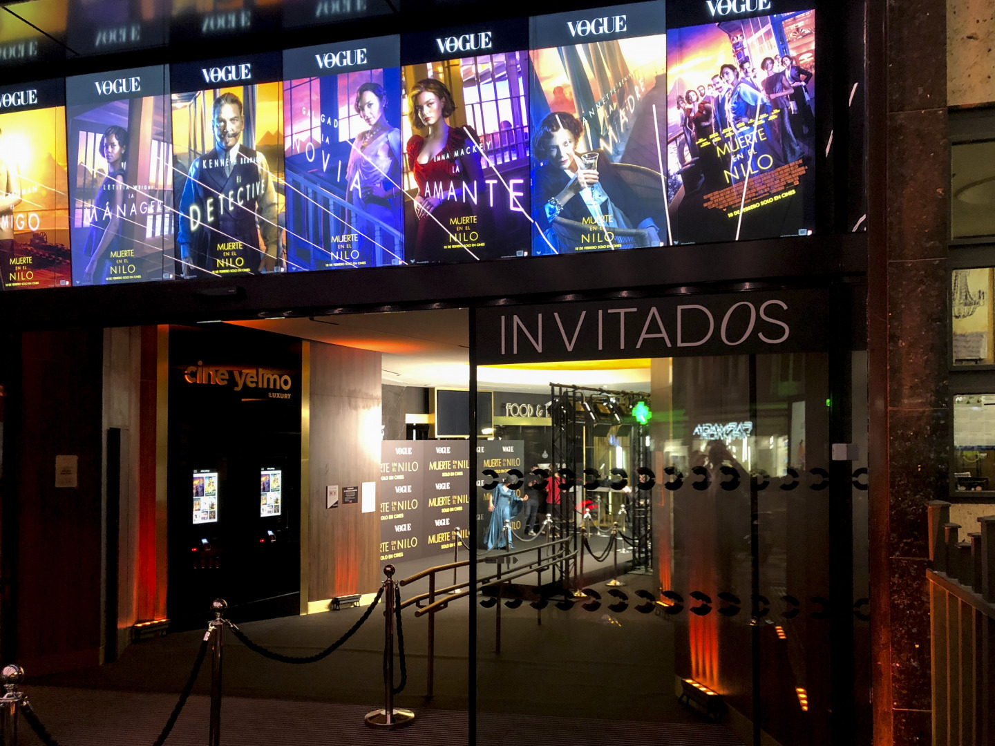 Premiere " Muerte en el Nilo "