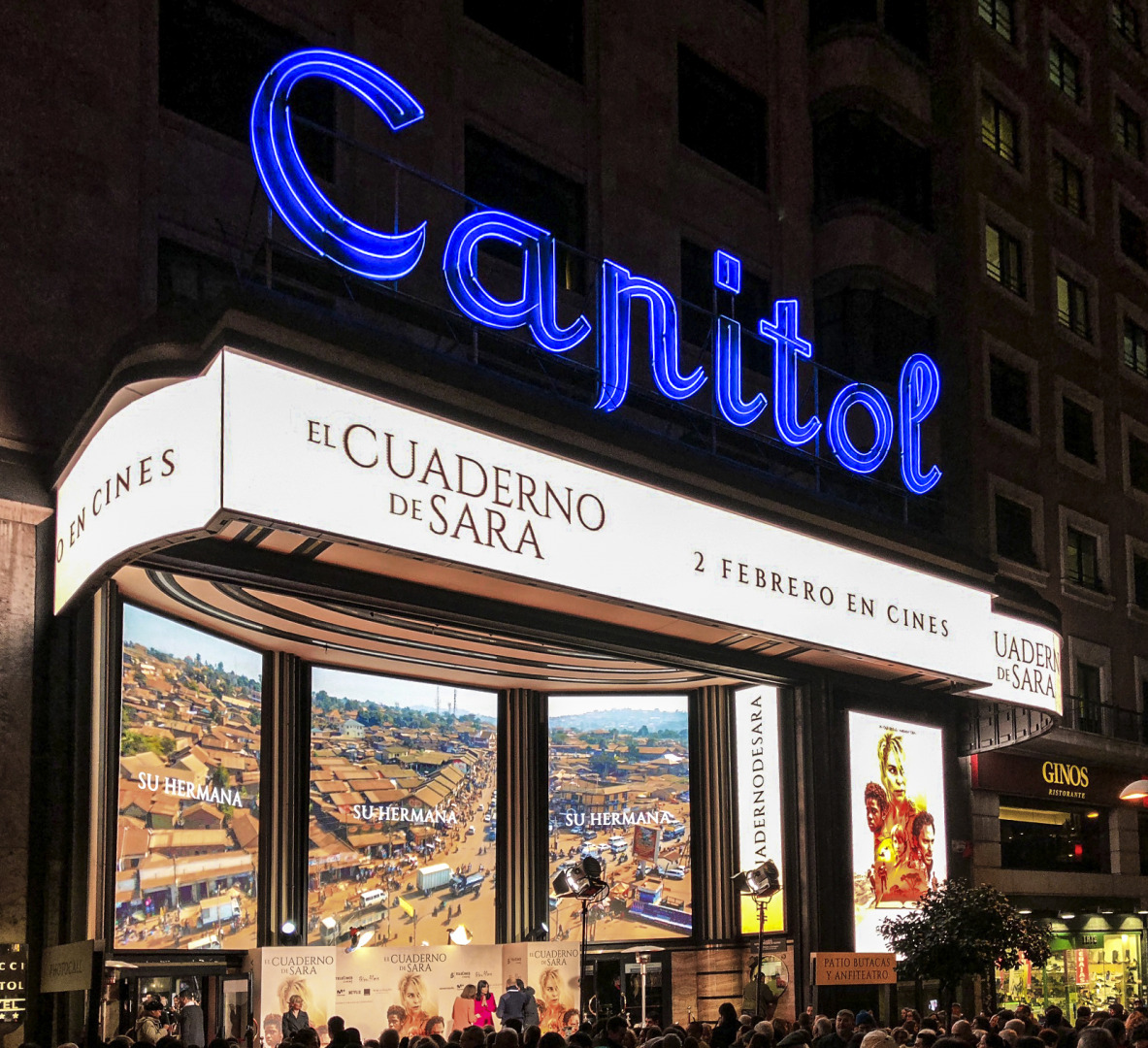 Premiere "El cuaderno de Sara"